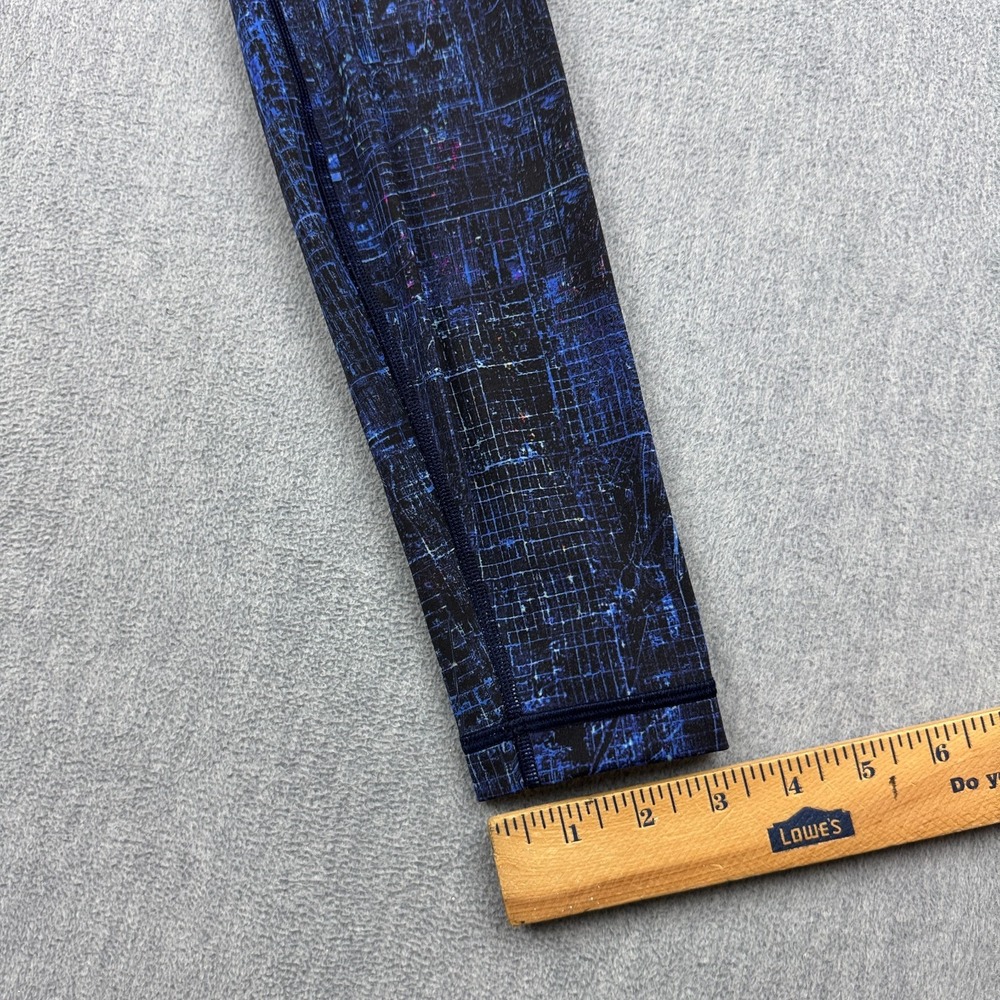 Lululemon Leggings Women 4 Blue Wunder Under Hi-Rise Tight 28" Gym Yoga Pants - Picture 9 of 13